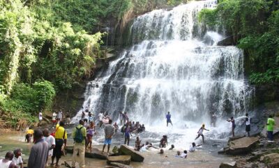 Waterfall in Ghana’s Eastern Region: Boti